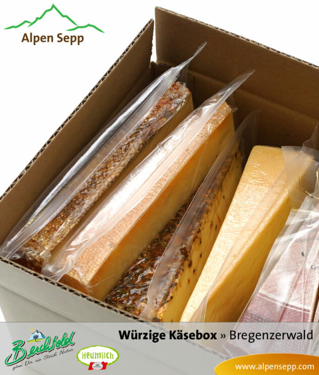 Spicy discovery cheese box by Alpen Sepp