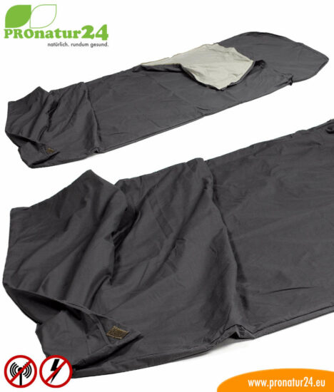 Sleeping bag TSB electrosmog PRO- A great addition for HF electrosmog (up to 35 dB) and LF protection for out and about!