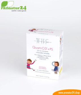 WHC QUATTRO3 + PS – Fish oil complex OMEGA-3 FOR CHILDREN, 60 softgel capsules
