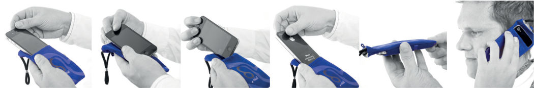 Using the cell phone cover and case with radiation protection