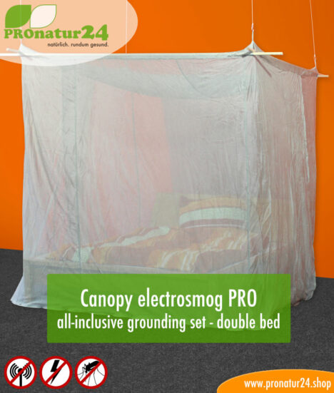 Canopy electrosmog PRO all-inclusive grounding set - double bed
