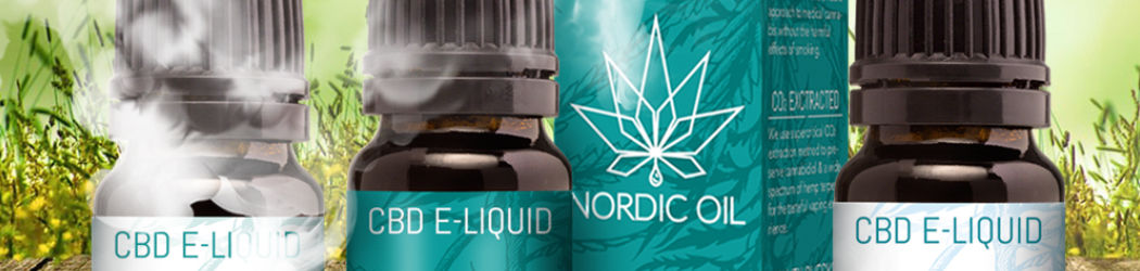 CBD E-Liquid from Nordic Oil in Scandinavia. Thought for the e-cigarettes and electric pipes. Also suitable for non-smokers as nicotine free.