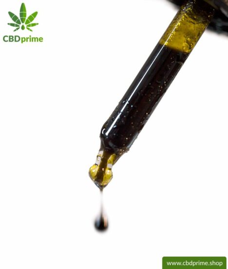 CBD HEMP OIL cannabis plant with 5% CBD content. Without THC. Organic and vegan produced by Nordic Oil.
