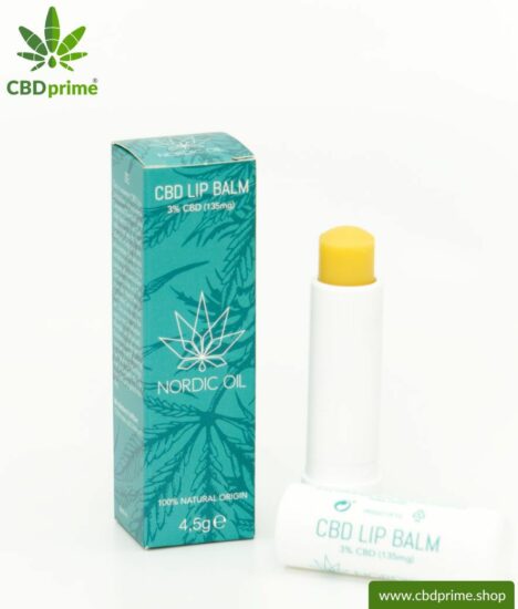 CBD LIP BALM with 3% CBD. Nourishing lipstick or lip balm for brittle, chapped lips with the power of the cannabis plant.