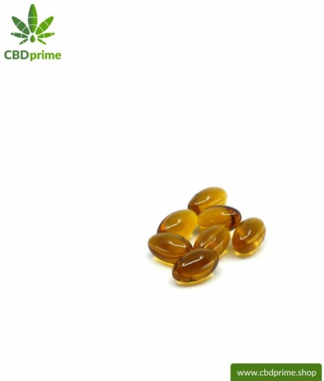 CBD SOFTGEL CAPSULES of cannabis plant with 10% CBD content. Without THC. Biologically produced by Nordic Oil.