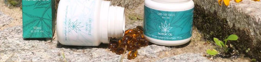 CBD Softgel capsules from Nordic Oil in Scandinavia as an alternative to hemp oil. Organic quality.