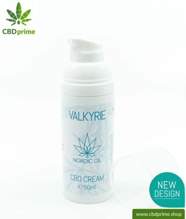 VALKYRIE CBD skin cream. Support and help with ACNE also with the power of the cannabis plant. Vegan.