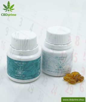 CBD softgel capsules in subscription
