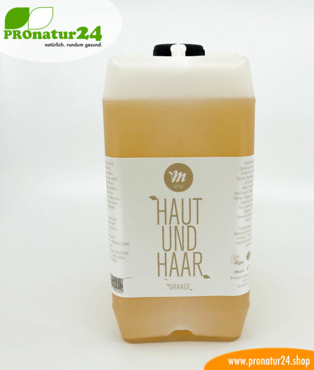 Skin & hair shampoo with orange taste from UNI SAPON