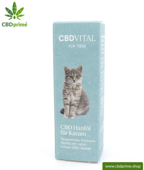 CBD hemp oil for cats | Positive effect for your cat with 2.1% CBD | Organically produced by CBD VITAL. Vegan