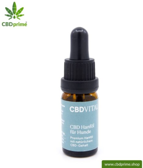 CBD hemp oil for dogs | Supporting effect for your dog with 4.2% CBD content | Premium hemp oil with natural CBD content | Organically produced by CBD VITAL. Vegan.